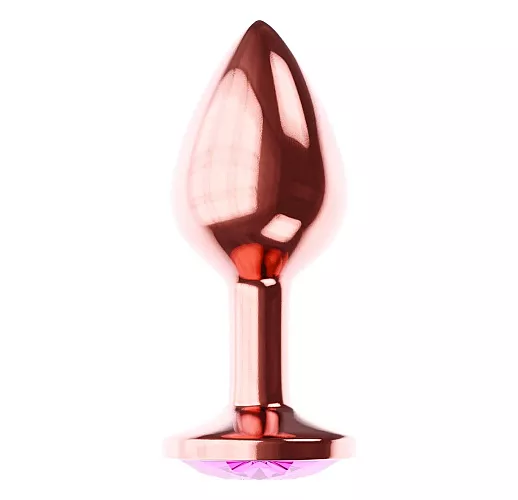Большая анальная пробка Diamond "Quartz Shine 'L" «Розовое Золото» со стразом - 8,3 см. ⌀ 3,3 см. Большая анальная пробка Diamond "Quartz Shine 'L" «Розовое Золото» со стразом - 8,3 см. ⌀ 3,3 см.