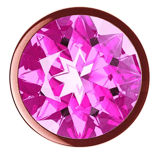 Большая анальная пробка Diamond "Quartz Shine 'L" «Розовое Золото» со стразом - 8,3 см. ⌀ 3,3 см. Большая анальная пробка Diamond "Quartz Shine 'L" «Розовое Золото» со стразом - 8,3 см. ⌀ 3,3 см.