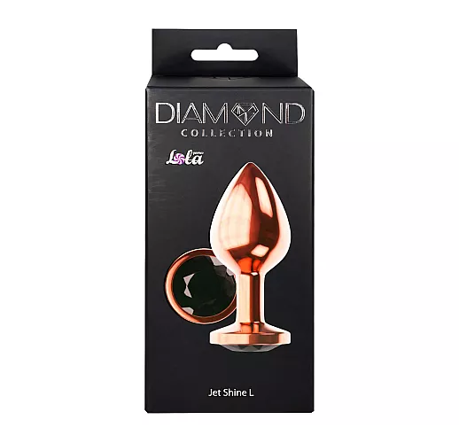 Большая анальная пробка Diamond "Jet Shine 'L" «Розовое Золото» со стразом - 8,3 см. ⌀ 3,3 см. Большая анальная пробка Diamond "Jet Shine 'L" «Розовое Золото» со стразом - 8,3 см. ⌀ 3,3 см.