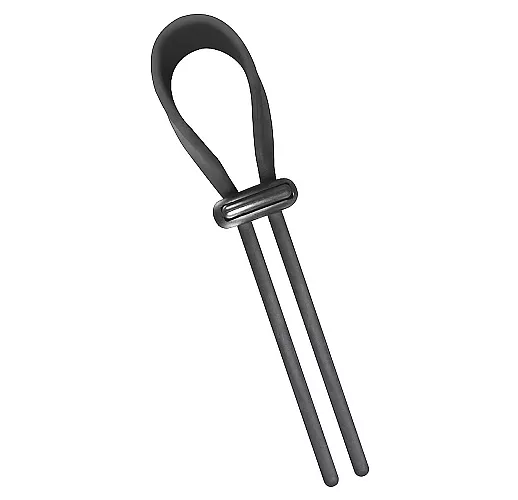 Широкое силиконовое эрекционное кольцо-лассо S.E. "Overall L. Ring" с регулируемой утяжкой диаметра