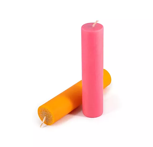 Набор из 2 низкотемпературных БДСМ-свечей Wax Play "To Heat Up" для тактильной практики