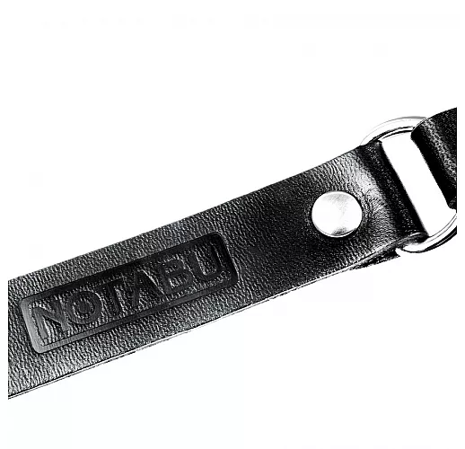 Классический кляп-шар Notabu "Real Leather" на кожаных ремнях с металлическими заклёпками Классический кляп-шар Notabu "Real Leather" на кожаных ремнях с металлическими заклёпками