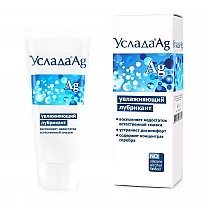 Гель-лубрикант «Услада с серебром» для увлажнения и профилактики дискомфортных ощущений - 60 гр.