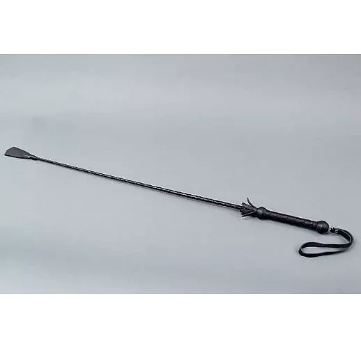 Длинный витой стек с наконечником в форме кисточки - 85 см.