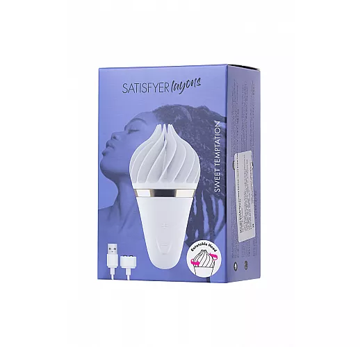Белый спиннатор Satisfyer Layons Sweet Temptation