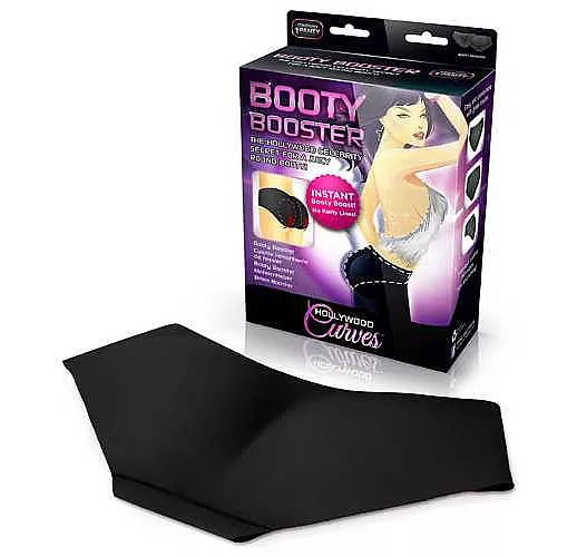 Трусики с вкладкой Push-Up на попке S черный