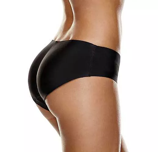 Трусики с вкладкой Push-Up на попке M черный