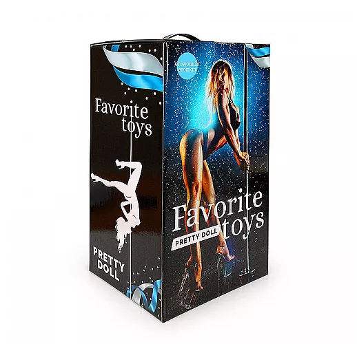 Секс-кукла Pretty Doll "Sindi" с вибрацией и тремя любовными отверстиями - 150 см.