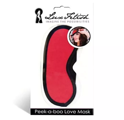 Красная маска на глаза Peek-a-Boo