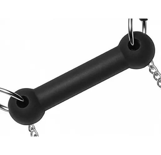 Кляп с зажимами для сосков