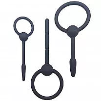 Набор силиконовых уретральных стимуляторов Vanilla "Spin" - 8,5 - 10,5 см., ⌀ 0.3 - 0.9 см.