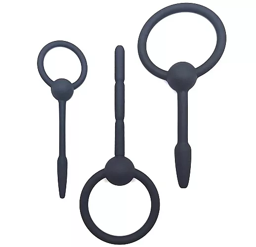 Набор силиконовых уретральных стимуляторов Vanilla "Spin" - 8,5 - 10,5 см., ⌀ 0.3 - 0.9 см.