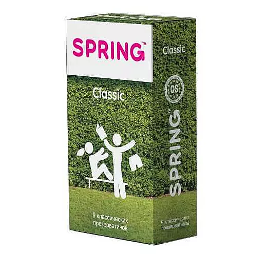 Классические презервативы SPRING CLASSIC - 9 шт.