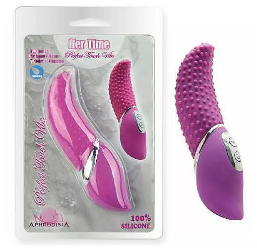 Фиолетовый стимулятор G точки с пупырышками