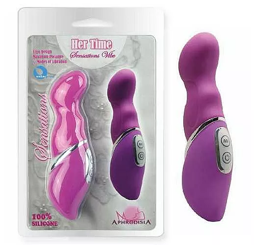 Розовый вибростимулятор для массажа точки G