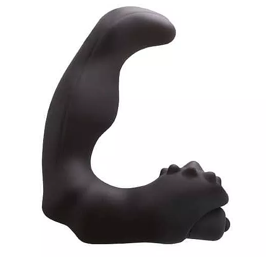 Большой черный анатомический массажер простаты Renegade Vibrating Massager II