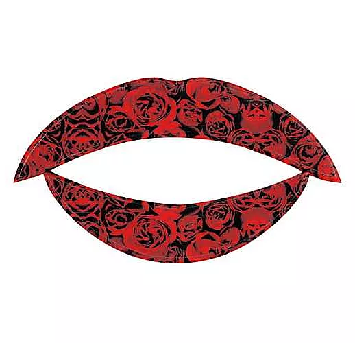 Lip Tattoo Алая роза