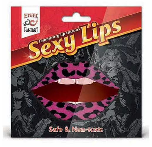 Lip Tattoo Розовая пантера