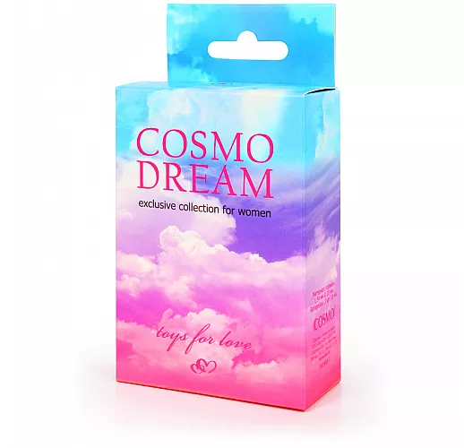 Нежно-розовый силиконовый вибростимулятор Cosmo Dream с «шипиками» для эрогенных зон - 5,4 см.