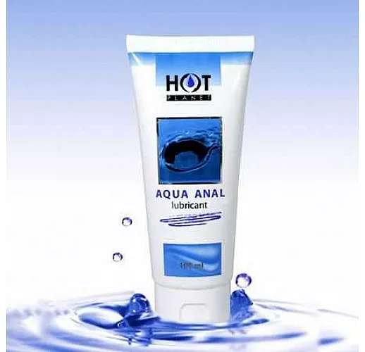 Анальная смазка на водной основе Hot Planet AQUA ANAL lubricant - 100 мл.