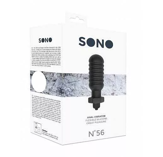 Анальный вибростимулятор SONO №56 - 10 см.