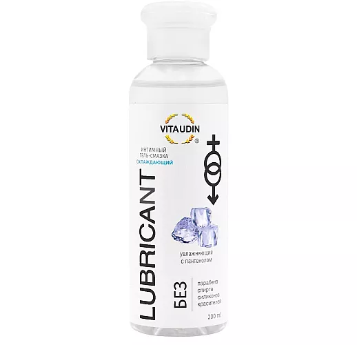 Интимный гель-смазка Vita Udin "Cooling Effect" на водной основе с охлаждающим эффектом - 200 мл.