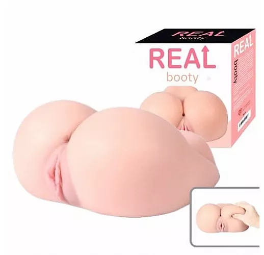 Большая реалистиная попка Real Booty с двумя рабочими текстурированными отверстиями