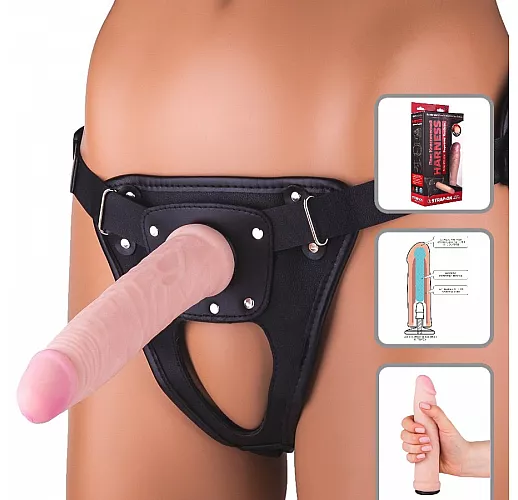 Классический реалистичный страпон Classic Supreme Realistic из киберкожи "NeoSkin" - 16,5 см.