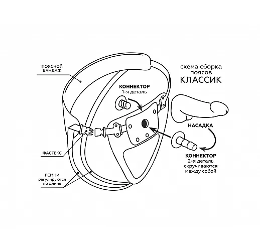 Классический реалистичный страпон Classic Supreme Realistic из киберкожи "NeoSkin" - 16,5 см.