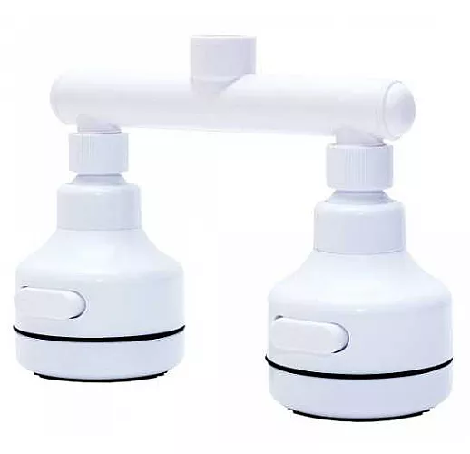 Насадка для душа с двумя лейками