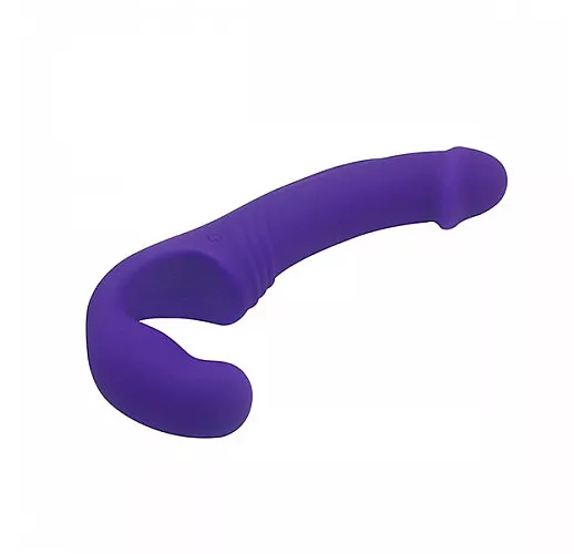 Фиолетовый безремневой вибрострапон - 21,5 см.
