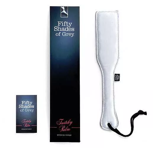 Двусторонняя сатиновая шлепалка Satin Spanking Paddle - 32 см.