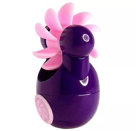 Фиолетовый клиторальный вибростимулятор Sqweel Go Purple