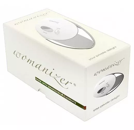 Белоснежный вакуумный стимулятор клитора W500 Pro с двумя сменными насадками