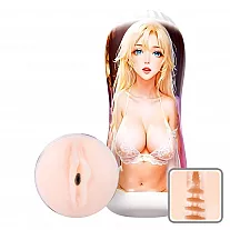 Мастурбатор-анимешка Tokyo Style "Ame-Gaperi" в тубе, с внутренней рельефной поверхностью