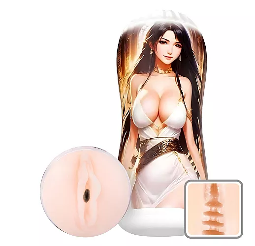 Мастурбатор-анимешка Tokyo Style "Ami-Goddess" в тубе, с внутренней рельефной поверхностью