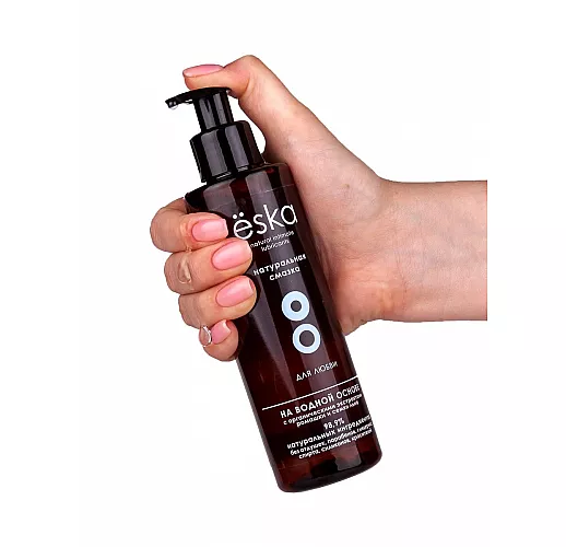 Натуральный лубрикант на водной основе Ёska с экстрактами ромашки, семян льна и алоэ вера - 200 мл.
