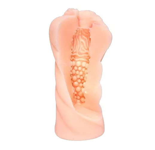 Большой ультра-реалистик мастурбатор Real Woman "Блондинка" с богатым внутренним рельефом