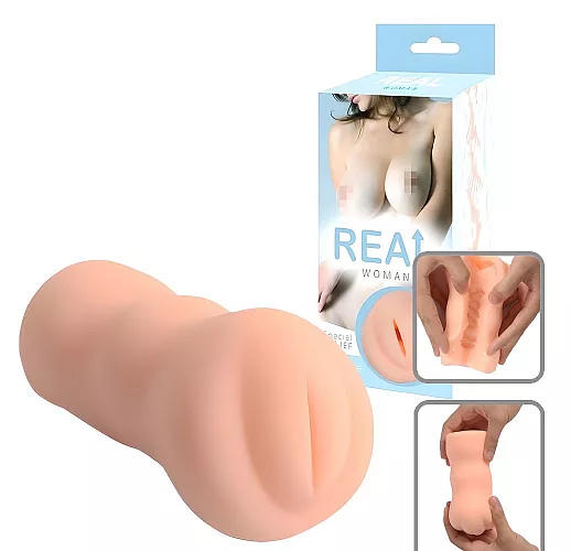 Мастурбатор Real "Asian Entrance" с тугой «щелочкой» и богатым внутренним рельефом
