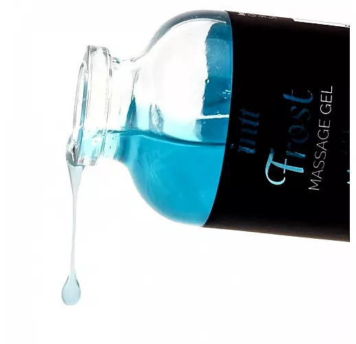 Съедобный массажный гель intt "Frost" со вкусом мяты и охлаждающим эффектом - 30 мл.