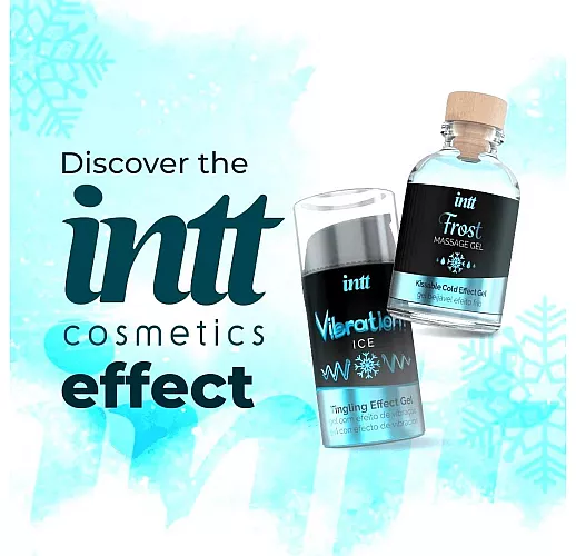 Съедобный массажный гель intt "Frost" со вкусом мяты и охлаждающим эффектом - 30 мл.