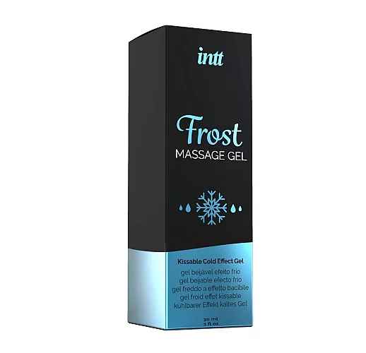 Съедобный массажный гель intt "Frost" со вкусом мяты и охлаждающим эффектом - 30 мл.