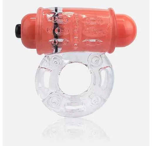 Неоновое оранжевое кольцо на пенис O wow!