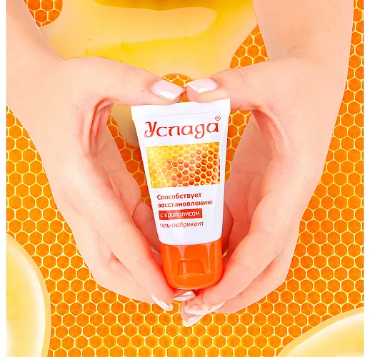 Гель-лубрикант "Услада с прополисом" для увлажнения, подавления зуда и воспаления - 30 гр.