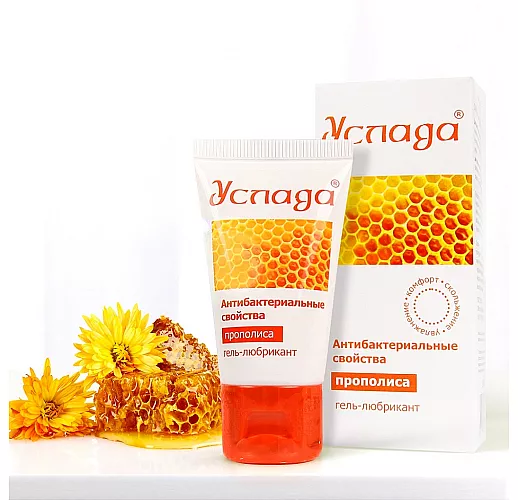 Гель-лубрикант "Услада с прополисом" для увлажнения, подавления зуда и воспаления - 30 гр.
