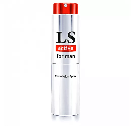 Мужской спрей-возбудитель Stimulation Spray "LS Active Man" с длительным эффектом - 18 мл.