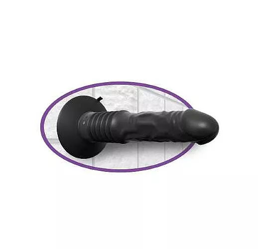 Анальный вибростимулятор Vibrating Ass Fucker с поступательными движениями