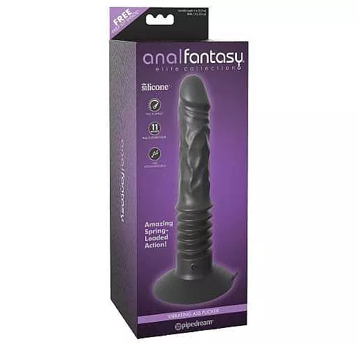 Анальный вибростимулятор Vibrating Ass Fucker с поступательными движениями