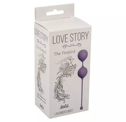 Фиолетовые вагинальные шарики The Firebird Lavender Sunset