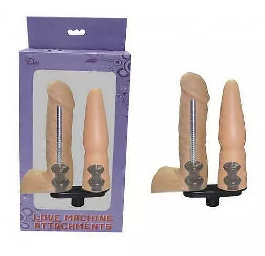 Сменная двойная насадка для секс-машин